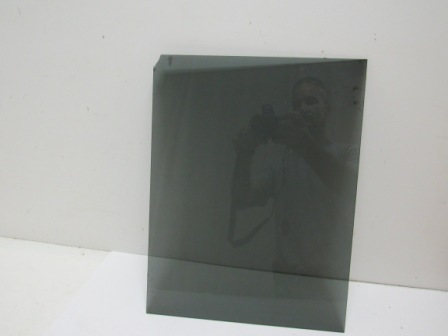 Tinted Plexiglass (One Broken Corner / Will Be Covered By Monitor Glass When Installed / Some Scratches) (Fits Bally / Midway Games / Pac-Man / Ms Pac-Man Etc.) ( 1/8 X 13 5/16 X 17 7/16) (Item #10) $29.99